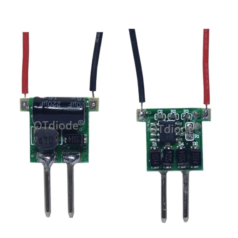 10 قطعة DC DC 2 دبوس MR16 سائق LED مصدر طاقة 1 إلى 3 × 1 واط - Image 1